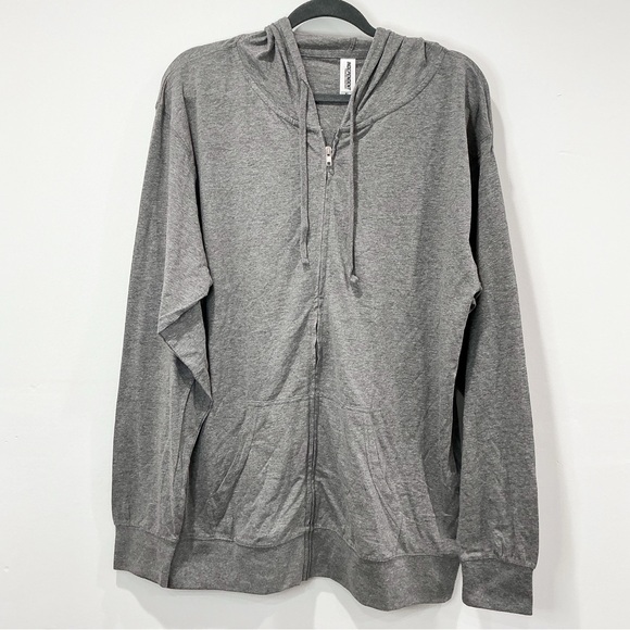 Independent Trading Company Other - Independent Trading Company Grey Unisex Zip Hoodie Sweater